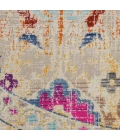 Nourison Vintage Kashan Round Area Rug VKA04-Ivory/Multicolor