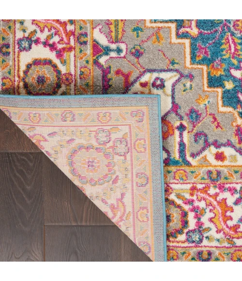 Nourison Passion Area Rug PSN20-Teal Multicolor