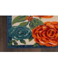 Nourison Aloha Ivory Multicolor ALH32 6 ft. X 9 ft. Rectangle Rug