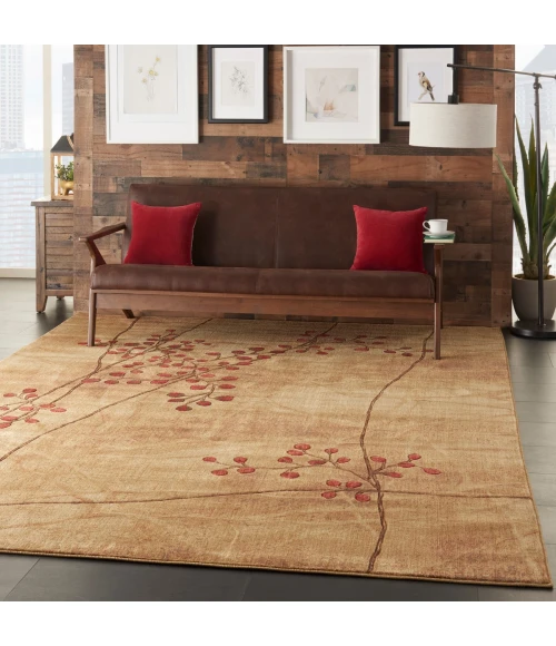 Nourison Somerset Latte ST74 9 ft. 6 in. X 13 ft. Rect. Rug