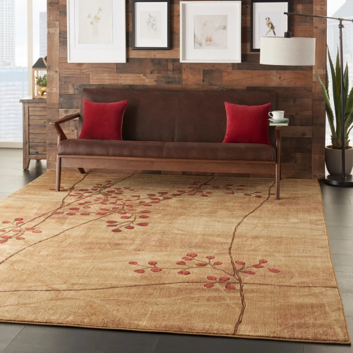 Nourison Somerset Latte ST74 9 ft. 6 in. X 13 ft. Rect. Rug