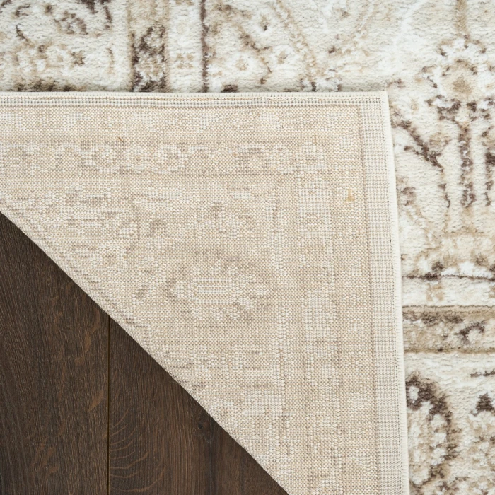 Nourison Dekor Ivory Brown DEK03 2 ft. X 4 ft. Rect. Rug