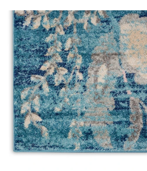 Nourison Tranquil Area Rug TRA02-Turquoise