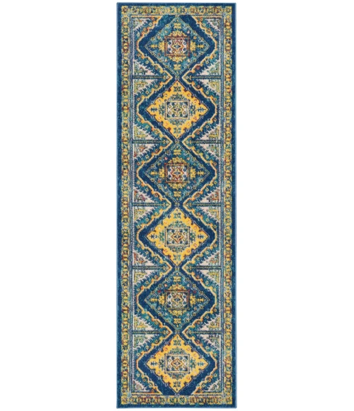 Nourison Allur Area Rug ALR02-Navy Multicolor