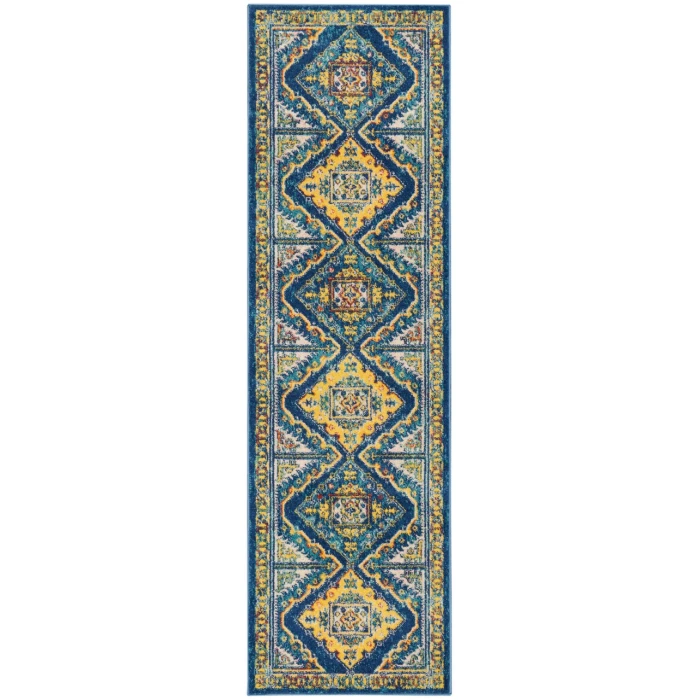 Nourison Allur Area Rug ALR02-Navy Multicolor