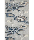Nourison Aloha Blue Grey ALH31 2 ft. X 6 ft. Rectangle Rug
