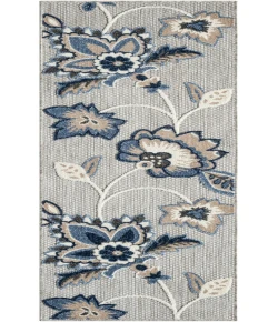 Nourison Home Aloha ALH31 Blue Grey 2 ft. X 6 ft. Area Rug