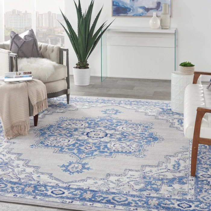 Nourison Whimsicle Area Rug WHS03-Grey Blue
