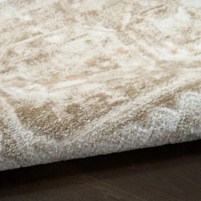 Nourison Dekor Ivory Taupe DEK01 2 ft. X 4 ft. Rect. Rug