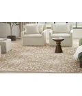 Nourison Jubilant Taupe JUB06 4 ft. X 6 ft. Rectangle Rug