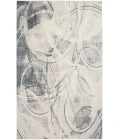 Nourison Astra Machine Washable Silver Blue ASW14 5 ft. 3 in. X 7 ft. Rectangle Rug
