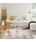 Nourison Vintage Kashan Area Rug VKA08-Ivory Red