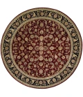 Nourison 2000 Round Area Rug 2002-Burgundy