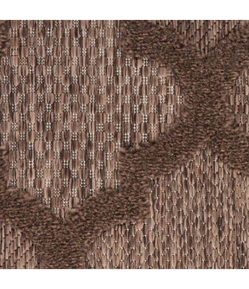 Nourison Home Easy Care Brown NES01 8 ft. Round Rug