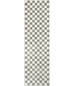 Nourison Home Serenity Home SRH09 Ivory Grey 2 ft. 2 in. X 7 ft. 6 Area Rug