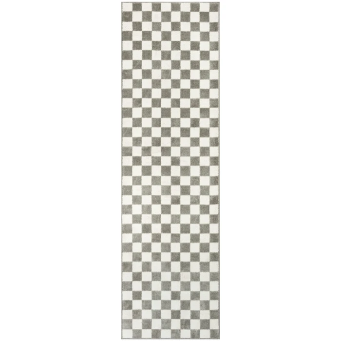 Nourison Serenity Home Ivory Grey SRH09 2 ft. 2 in. X 7 ft. 6 Rect. Rug
