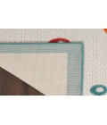 Nourison Aloha Teal Multi ALH27 2 ft. X 6 ft. Rectangle Rug