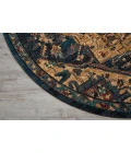 Nourison 2020 Round Area Rug NR206-Midnight