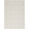 Nourison Home Easy Care NES01 Ivory White 5 ft. X 7 ft. Area Rug