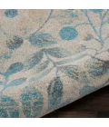 Nourison Tranquil Area Rug TRA03-Ivory/Turquoise