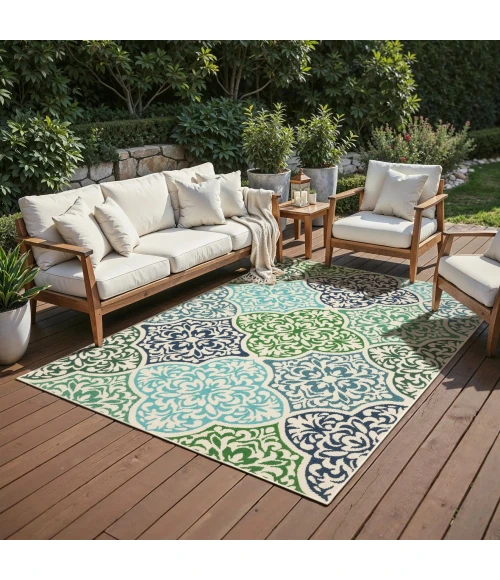 Oriental Weavers MERIDIAN Blue 4266L 5ft. 3in. X 7ft. 6in. Rect. Rug