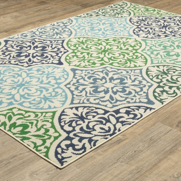 Oriental Weavers MERIDIAN Blue 4266L 7ft.10in. X 10ft.10in. Rect. Rug