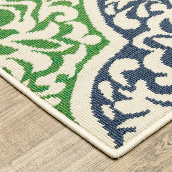 Oriental Weavers MERIDIAN Blue 4266L 7ft.10in. X 10ft.10in. Rect. Rug