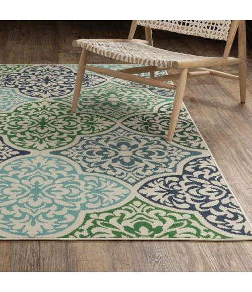 Oriental Weavers MERIDIAN Blue 4266L 5ft. 3in. X 7ft. 6in. Rect. Rug