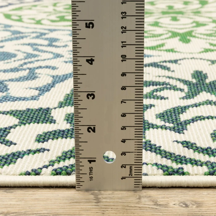 Oriental Weavers MERIDIAN Blue 4266L 7ft.10in. X 10ft.10in. Rect. Rug
