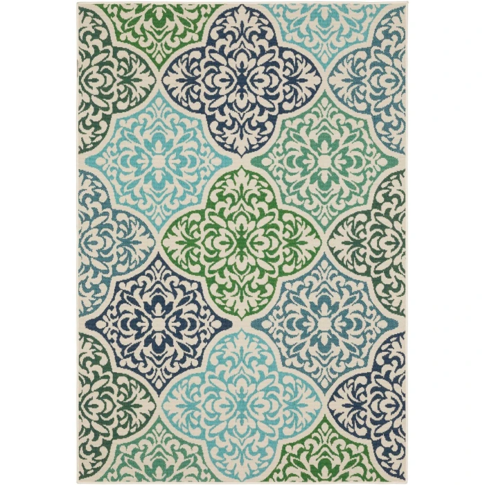 Oriental Weavers MERIDIAN Blue 4266L 7ft.10in. X 10ft.10in. Rect. Rug