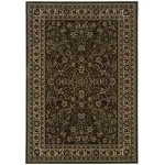 Oriental Weavers Ariana 213G8 Green/ Ivory Area Rug 4 ft. X 6 ft. Rectangle