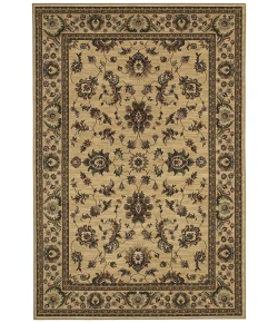 Oriental Weavers Ariana 311I3 Ivory/ Green Area Rug 8 ft. Square