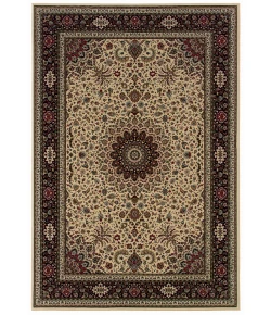 Oriental Weavers Ariana 095I8 Ivory/ Black Area Rug 2 ft. 3 in. X 7 ft. 9 in. Runner