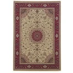 Oriental Weavers Ariana 095J3 Ivory/ Red Area Rug 4 ft. X 6 ft. Rectangle