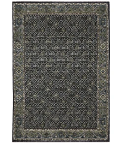 Oriental Weavers ELIANA Blue ELI01 6ft. 7in. X 9ft. 6in. Rect. Rug