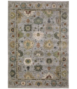 Oriental Weavers ELIANA Blue ELI03 6ft. 7in. X 9ft. 6in. Rect. Rug
