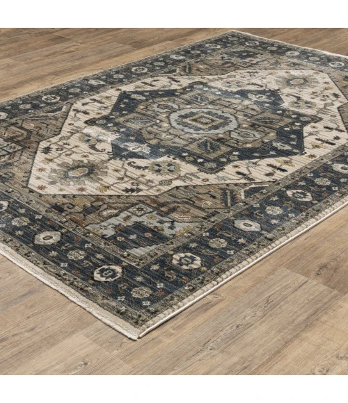 Oriental Weavers ELIANA Blue ELI05 6ft. 7in. X 9ft. 6in. Rect. Rug