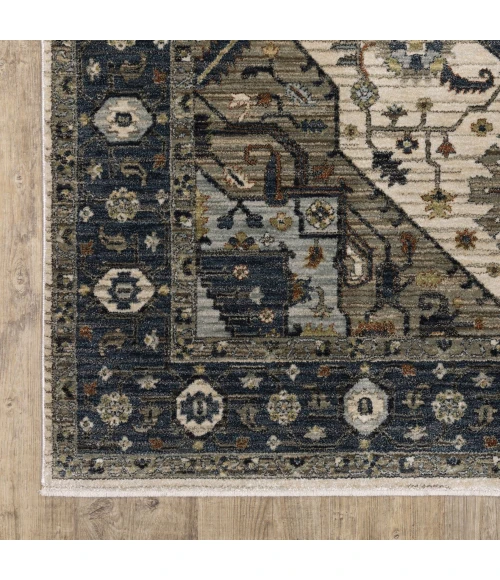 Oriental Weavers ELIANA Blue ELI05 6ft. 7in. X 9ft. 6in. Rect. Rug