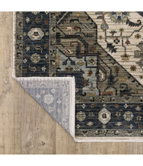 Oriental Weavers ELIANA Blue ELI05 6ft. 7in. X 9ft. 6in. Rect. Rug