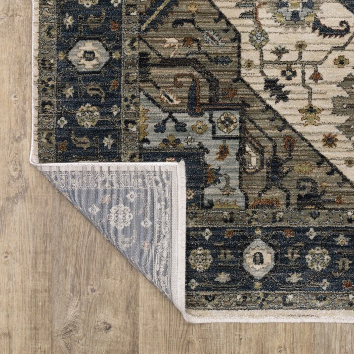 Oriental Weavers ELIANA Blue ELI05 6ft. 7in. X 9ft. 6in. Rect. Rug