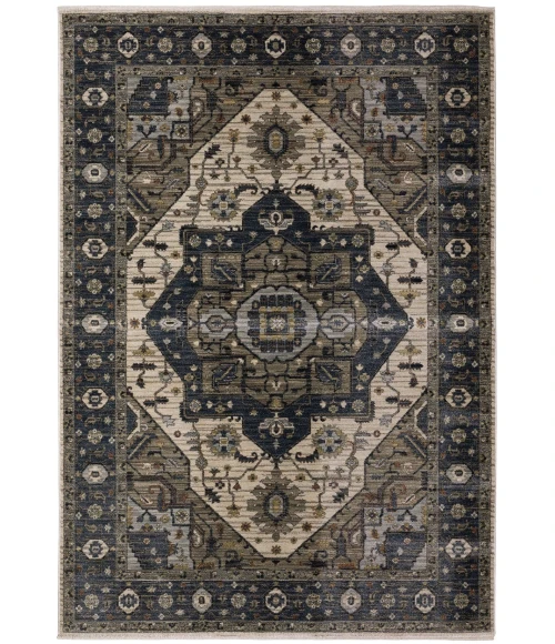 Oriental Weavers ELIANA Blue ELI05 6ft. 7in. X 9ft. 6in. Rect. Rug