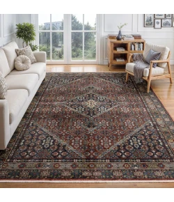 Oriental Weavers ELIANA Red ELI06 3ft. 3in. X 5ft. Rect. Rug