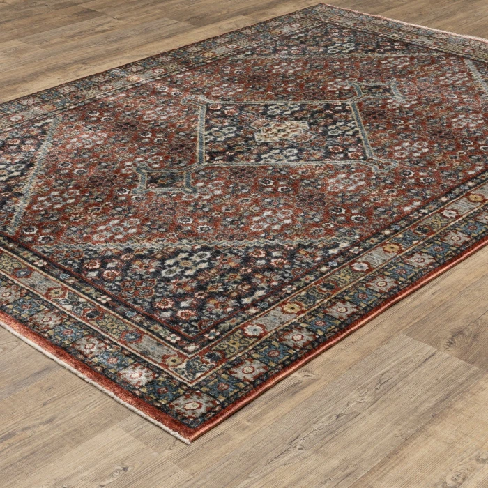 Oriental Weavers ELIANA Red ELI06 6ft. 7in. X 9ft. 6in. Rect. Rug