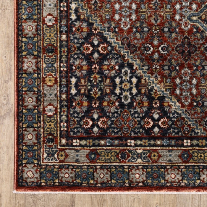 Oriental Weavers ELIANA Red ELI06 6ft. 7in. X 9ft. 6in. Rect. Rug