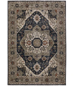 Oriental Weavers ELIANA Brown ELI07 6ft. 7in. X 9ft. 6in. Rect. Rug