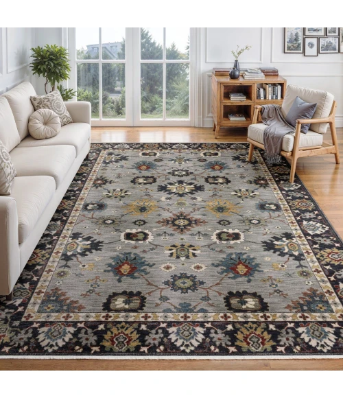 Oriental Weavers ELIANA Blue ELI08 3ft. 3in. X 5ft. Rect. Rug