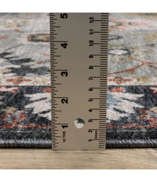 Oriental Weavers ELIANA Blue ELI08 3ft. 3in. X 5ft. Rect. Rug