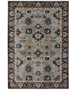 Oriental Weavers ELIANA Blue ELI08 3ft. 3in. X 5ft. Rect. Rug