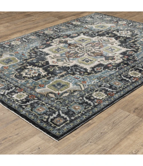 Oriental Weavers ELIANA Blue ELI09 3ft. 3in. X 5ft. Rect. Rug