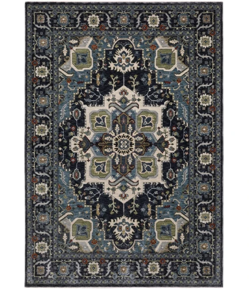 Oriental Weavers ELIANA Blue ELI09 3ft. 3in. X 5ft. Rect. Rug